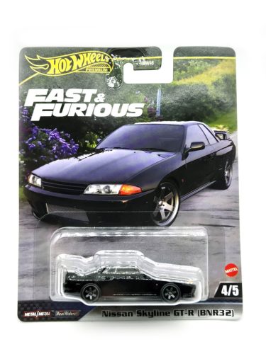 Hot Wheels Premium Fast and Furious - Rýchlo a zbesilo 4/5 - Nissan Skyline GT-R (BNR32)