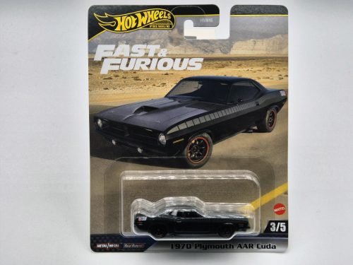 Hot Wheels Premium Fast and Furious - Rýchlo a zbesilo 3/5 - Plymouth AAR Cuda (1970)