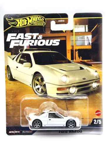 Hot Wheels Premium Fast and Furious - Rýchlo a zbesilo 2/5 - Ford RS200