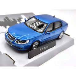 Saab 9.5 Aero (1998) - modrá  -  Cararama - 1:43
