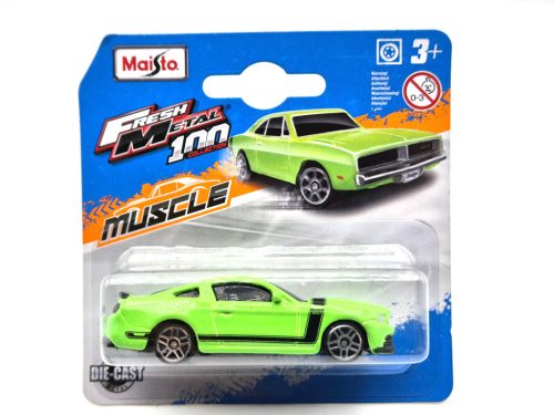 Ford Mustang Boss 302 (2013) - zelená/čierna -  Maisto - 1:64