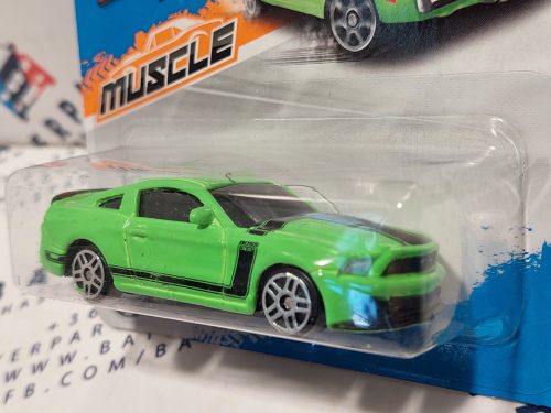 Ford Mustang Boss 302 (2013) - zelená/čierna -  Maisto - 1:64