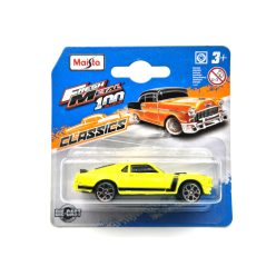   Ford Mustang Boss 302 (2013) - žltá/čierna -  Maisto - 1:64