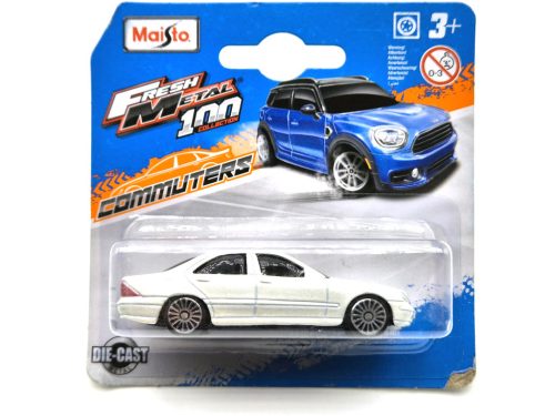 Mercedes Benz S Class - biela -  Maisto - 1:64