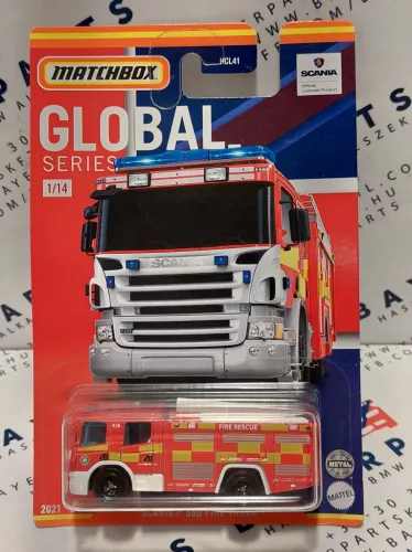 Matchbox Global Series - Scania P 360 Fire Truck hasičské auto