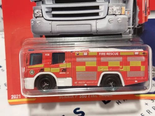 Matchbox Global Series - Scania P 360 Fire Truck hasičské auto