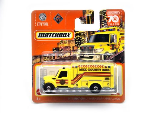 International Workstar Ambulance - 38/100 - blistery -  Matchbox - 1:64