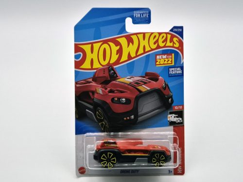 Hot Wheels Drone Duty - HW Rescue 10/10 - 239/250 - s dlhou kartou -  Hot Wheels - 1:64