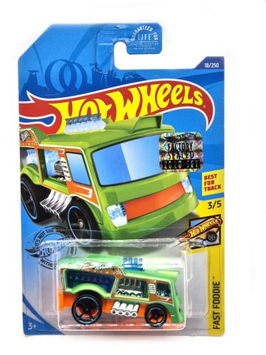 Hot Wheels Chill Mill - Fast Foodie 3/5 - 18/250 - s dlhou kartou -  Hot Wheels - 1:64
