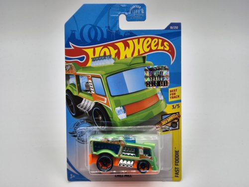 Hot Wheels Chill Mill - Fast Foodie 3/5 - 18/250 - s dlhou kartou -  Hot Wheels - 1:64