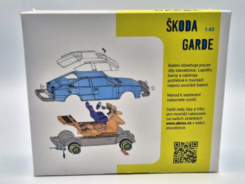 Skoda Garde (1982) -  Abrex - 1:43 - modelársky kit