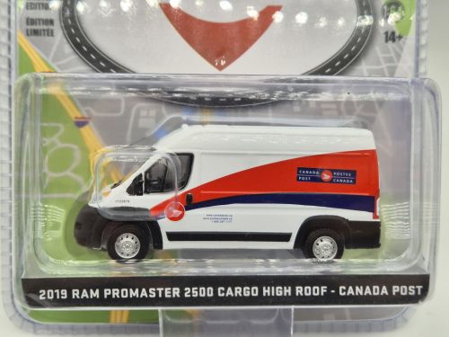 Fiat Ducato - Dodge RAM 2500 ProMaster (2019) - Canada Post - Greenlight - 1:64 1:64 autíčko – s malou chybou