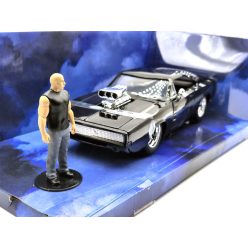   Dom's Dodge Charger (1970) - s figúrkou Doma - Fast & Furious - Rýchlo a zbesilo -  Jada - 1:24