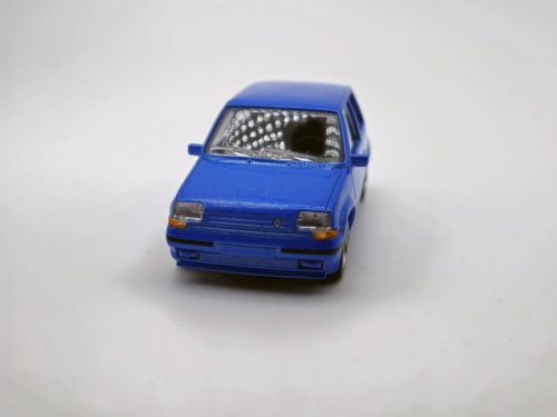 Renault R5 Supercinq GT Turbo Ph II (1988) - modrá -  Norev - 1:43