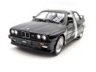 BMW E30 M3 (1988) - čierna - Bburago - 1:24