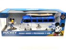 Volkswagen VW T1 Samba minibus - s figúrkou Mickey Mousa -  Jada - 1:24