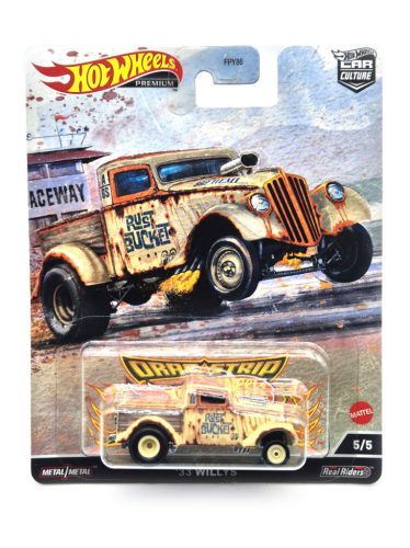 Hot Wheels Premium - Dragstrip Car Culture - Willys (1933) -  Hot Wheels - 1:64