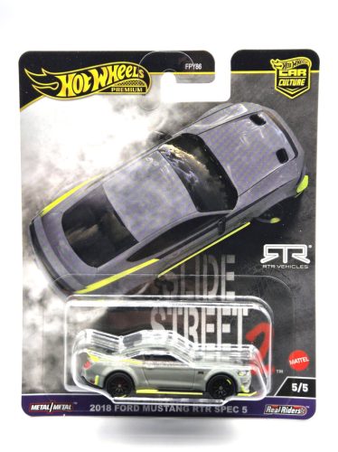 Hot Wheels Premium - Car Culture Slide Street 2 - Ford Mustang RTR Spec 5 (2018) - Vaughn Gittin Jr. drift - Hot Wheels - 1:64