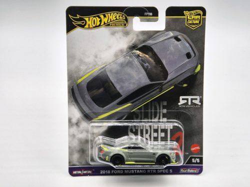 Hot Wheels Premium - Car Culture Slide Street 2 - Ford Mustang RTR Spec 5 (2018) - Vaughn Gittin Jr. drift - Hot Wheels - 1:64
