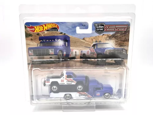 Ochranný obal na blister kartu Hot Wheels Team Transport v mierke 1:64
