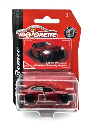 Alfa Romeo Giulia Quadrifoglio (2016) - červená -  Majorette - 1:64