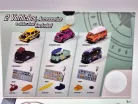 Volkswagen VW set - VW Golf 1 MK1  - VW T1 transporter -  Majorette - 1:64