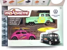 Volkswagen VW set - VW Beetle Chrobák - VW T1 transporter -  Majorette - 1:64