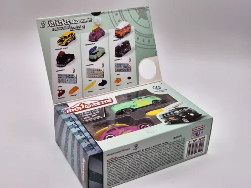 Volkswagen VW set - VW Beetle Chrobák - VW T1 transporter -  Majorette - 1:64