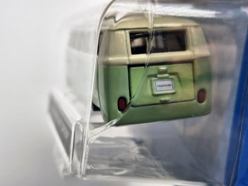 Volkswagen VW T1 transporter Samba Minibus - zelená -  Burago - 1:64