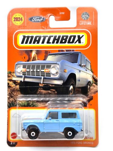 Ford Bronco (1970) - 2024 29/100 - s dlhou kartou -  Matchbox - 1:64