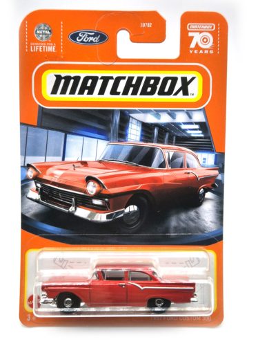 Ford Custom 300 (1957) - 2023 21/100 - s dlhou kartou -  Matchbox - 1:64