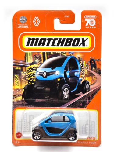 Renault Twizy (2022) - 2023 82/100 - s dlhou kartou -  Matchbox - 1:64