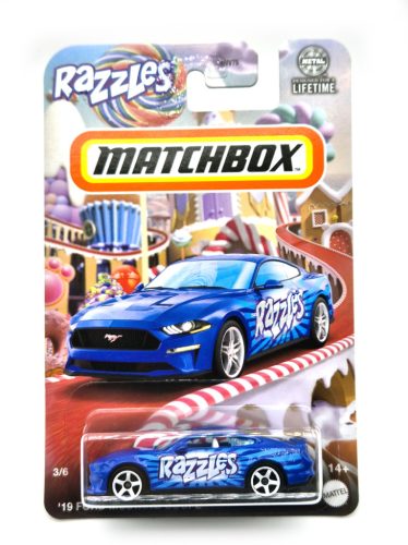 Matchbox Candy - Ford Mustang Coupe (2019) - 3/6 - s dlhou kartou -  Matchbox - 1:64