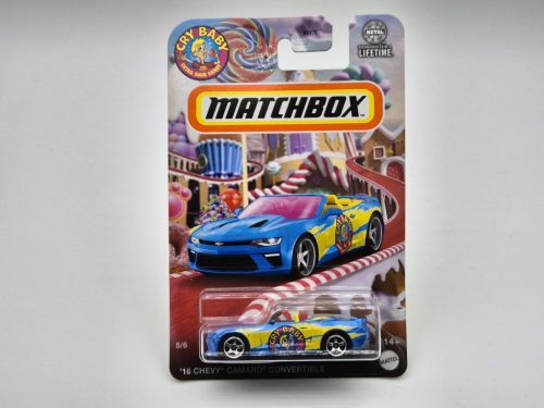 Matchbox Candy - Chevrolet Chevy Camaro Convertible (2016) - 5/6 - s dlhou kartou -  Matchbox - 1:64