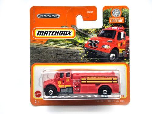 Freightliner M2 106 hasičské auto - 76/100 - blistery -  Matchbox - 1:64