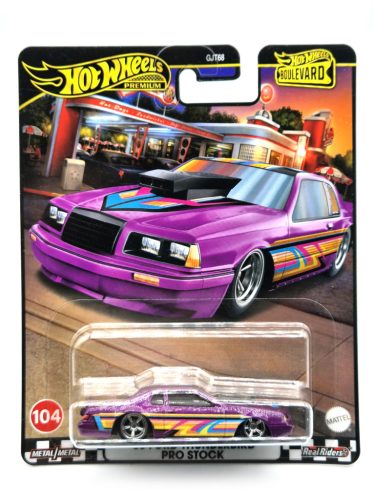 Hot Wheels Premium - Boulevard - Ford Thunderbird Pro Stock (1986) #104 -  Hot Wheels - 1:64