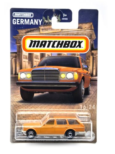 Mercedes-Benz W 123 - žltá -  Matchbox - 1:64