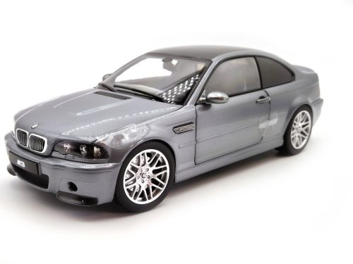 BMW E46 M3 CSL (2003) - sivá -  Norev - 1:18