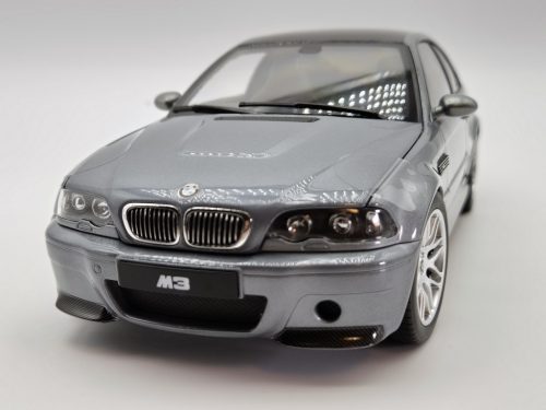 BMW E46 M3 CSL (2003) - sivá -  Norev - 1:18