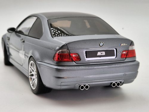 BMW E46 M3 CSL (2003) - sivá -  Norev - 1:18
