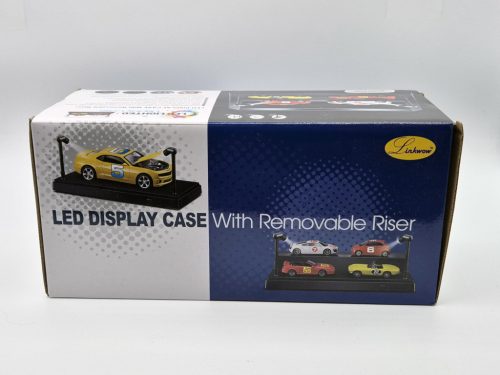 Vitrína pre model auta v mierke 1:24, 1:43, 1:64 - s LED osvetlením