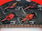 Ferrari set F1 modelov áut - 2023 SF-23 Charles Leclerc - 2023 SF-23 Carlos Sainz (Monza) - 2022 F1-75 Charles Leclerc (Monza) - 2022 F1-75 Carlos Sainz  -  Burago - 1:43