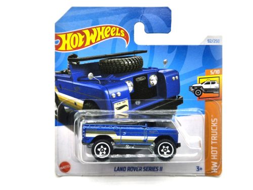 HW Land Rover Series II - modrá - HW Hot Trucks 5/10 - 92/250 -  Hot Wheels - 1:64