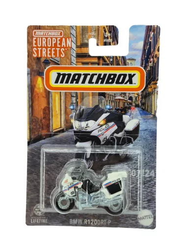 Matchbox European Streets - BMW R1200RT-P - blistery  -  Matchbox - 1:64