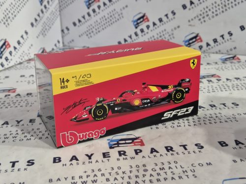 Ferrari SF-23 Team Scuderia F1 #16 (2023) - Monza - Charles Leclerc - s postavičkou pilota -  Bburago - 1:43