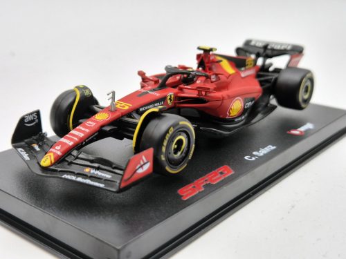 Ferrari SF-23 Team Scuderia F1 #55 (2023) - Monza - Carlos Sainz - s postavičkou pilota -  Bburago - 1:43