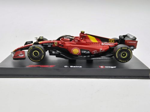 Ferrari SF-23 Team Scuderia F1 #55 (2023) - Monza - Carlos Sainz - s postavičkou pilota -  Bburago - 1:43