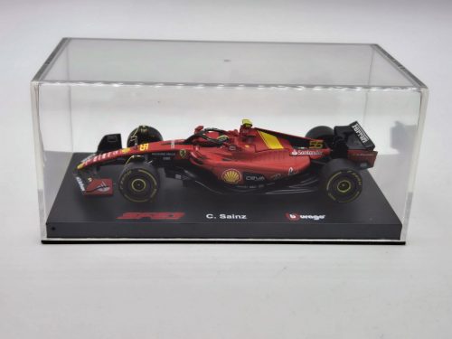 Ferrari SF-23 Team Scuderia F1 #55 (2023) - Monza - Carlos Sainz - s postavičkou pilota -  Bburago - 1:43