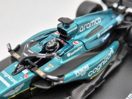 Aston Martin AMR23 F1 #18 (2023) - Lance Stroll - s postavičkou pilota -  Bburago - 1:43