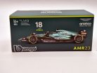 Aston Martin AMR23 F1 #18 (2023) - Lance Stroll - s postavičkou pilota -  Bburago - 1:43